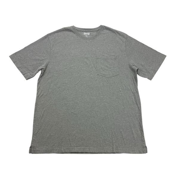 Duluth Trading Shirt Mens XL Longtail Gray Cotton Heavyweight Workwear - Picture 1 of 10